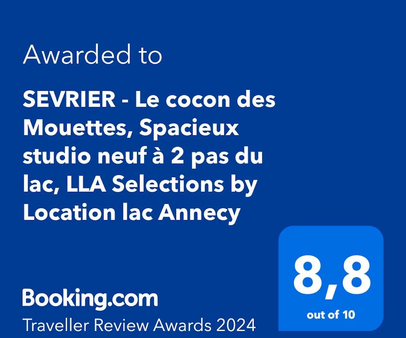 דירה Sevrier - Le Cocon Des Mouettes, Spacieux Studio Neuf A 2 Pas Du Lac, Une Exclusivite Lla Selections Depuis 2019